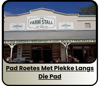 Pad Roetes Met Plekke Langs Die Pad